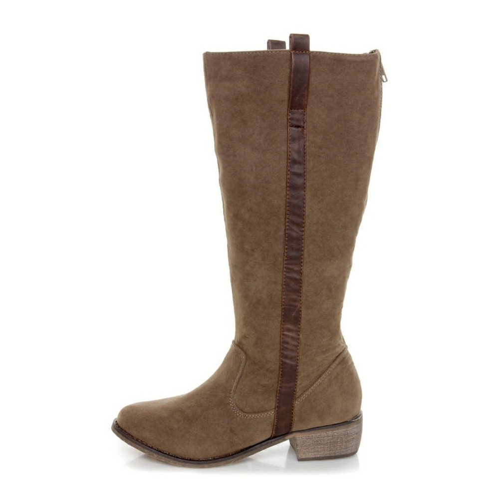 Mixx Shuz Olive Green Riding Boots Size 7